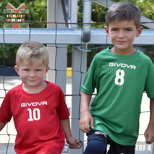 Tricou fotbal copii si adulti GIVOVA personalizabil TRF4 L, Verde