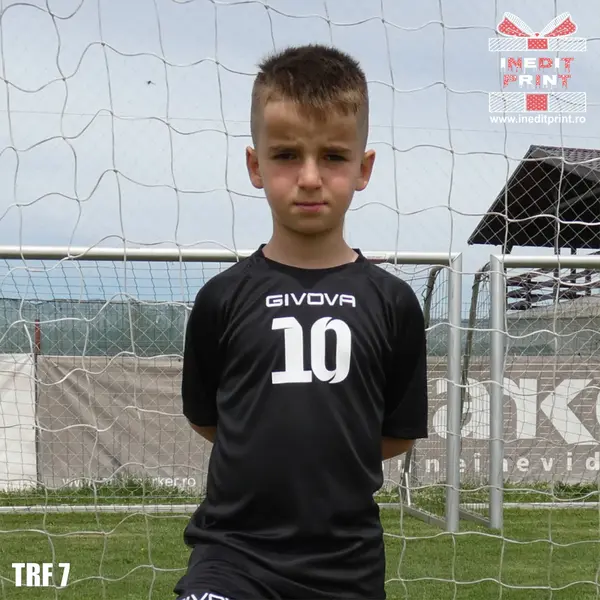 Tricou fotbal copii si adulti GIVOVA personalizabil TRF7 M, Negru