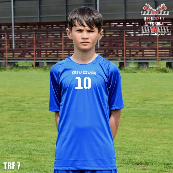 Tricou fotbal copii si adulti GIVOVA personalizabil TRF7 XXL, Albastru