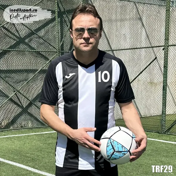 Tricou fotbal copii si adulti JOMA personalizabil TRF29 L, Negru