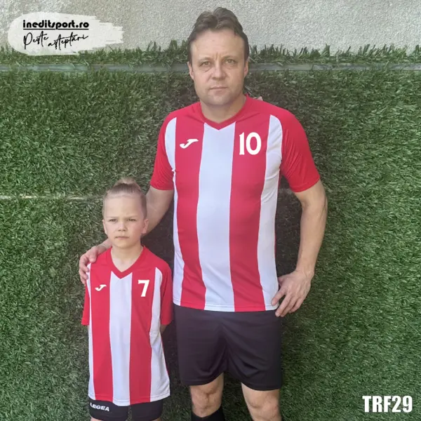 Tricou fotbal copii si adulti JOMA personalizabil TRF29 M, Roșu