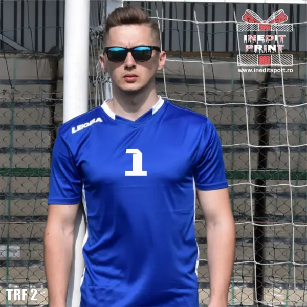 Tricou fotbal copii si adulti LEGEA TRF2 L, Albastru