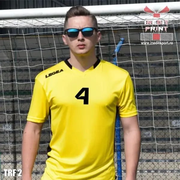 Tricou fotbal copii si adulti LEGEA TRF2 L, Galben