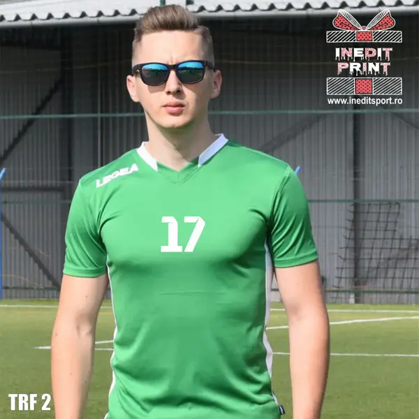 Tricou fotbal copii si adulti LEGEA TRF2 XS, Verde