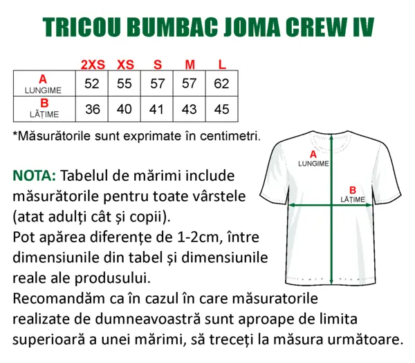 Tricou fotbal dama JOMA personalizabil TRF31 M