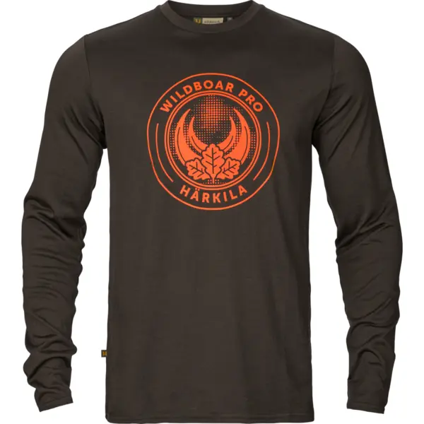 Tricou Game L/S Shadow Brown Wildboar