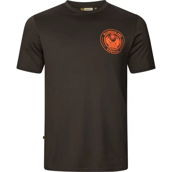 Tricou Game S/S Shadow Brown Wildboar