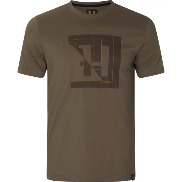 Tricou H-logo S/S Major Brown