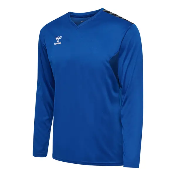 Tricou hummel AUTHENTIC POLY LS UNISEX - 7045 True Blue, XXL