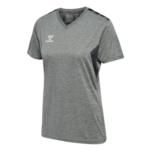 Tricou hummel AUTHENTIC POLY WOMEN - 2006 Grey Melange, S