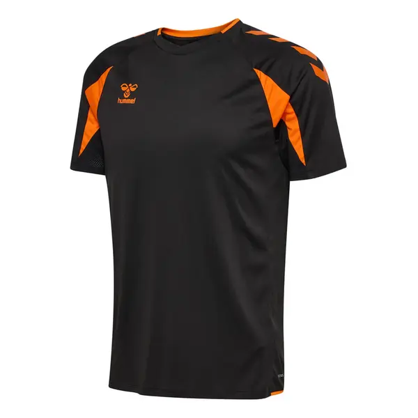 Tricou hummel CORE 2.0 - 2461 Black/orange tiger, 3XL