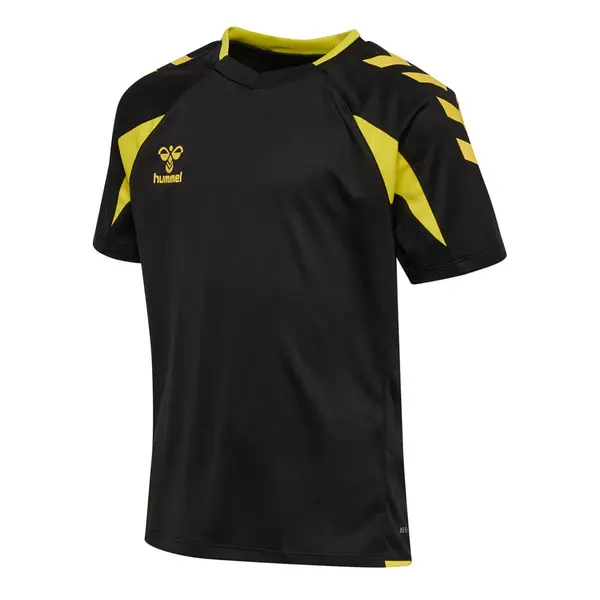 Tricou hummel CORE 2.0 COPII - 5138 BLACK/BLAZING YELLOW, 128