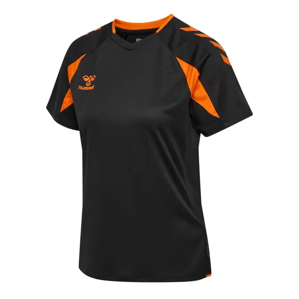 Tricou hummel CORE 2.0 WOMEN - 2461 Black/orange tiger, XXL