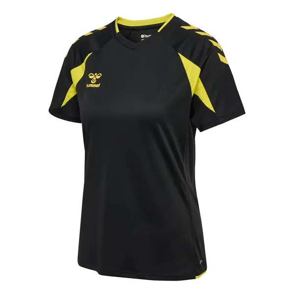 Tricou hummel CORE 2.0 WOMEN - 5138 BLACK/BLAZING YELLOW, XS