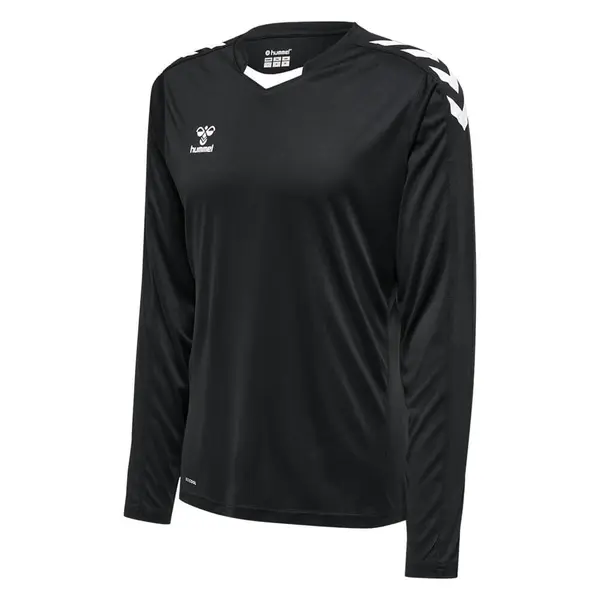 Tricou hummel CORE XK POLY LS - 2001 Black, XL