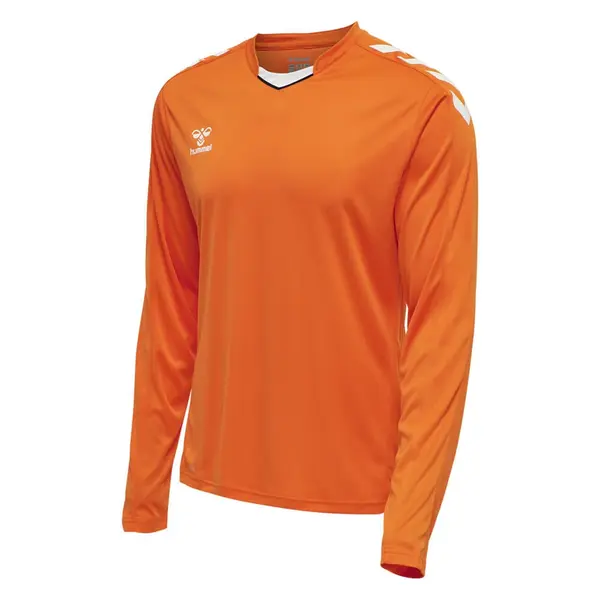 Tricou hummel CORE XK POLY LS - 5190 ORANGE TIGER, XXL