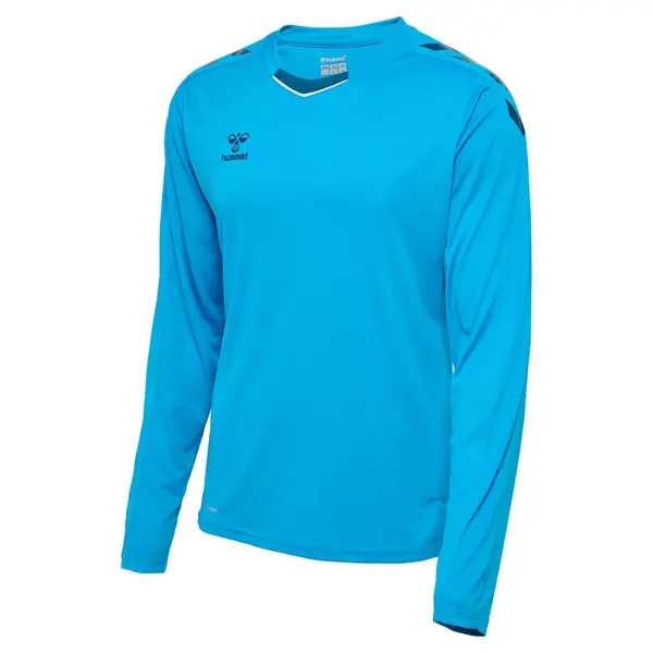 Tricou hummel CORE XK POLY LS - 8729 BLUE DANUBE, XL