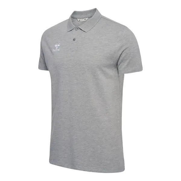 Tricou hummel GO 2.0 Polo - 2006 Grey Melange, XXL