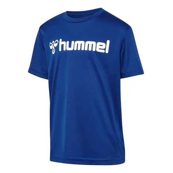 Tricou hummel LOGO POLY COPII - 7045 True Blue, 140