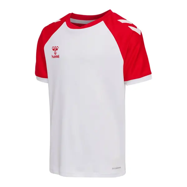 Tricou hummel MATCH LEAGUE COPII - 9402 White True Red, 164