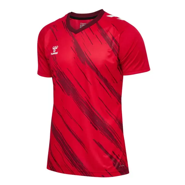 Tricou hummel MATCH TRIUMPH - 3826 TRUE RED/ZINFANDEL, L