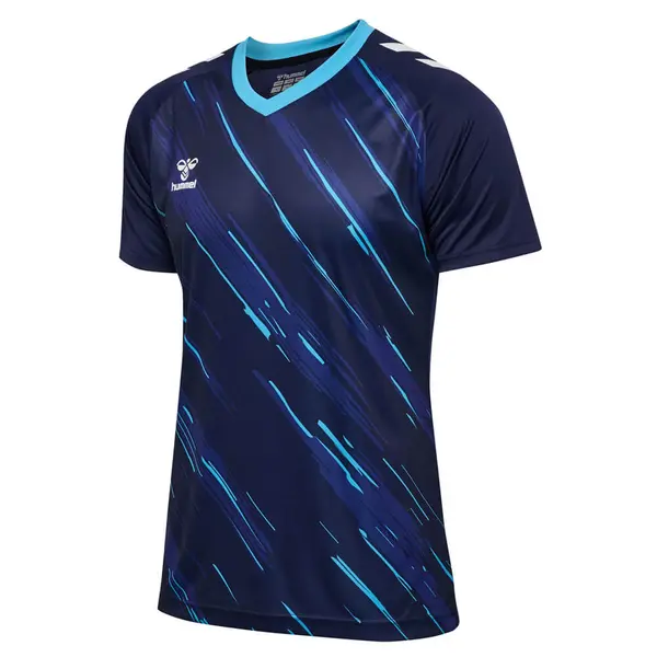 Tricou hummel MATCH TRIUMPH - 7783 MARINE/AQUARIUS, XL