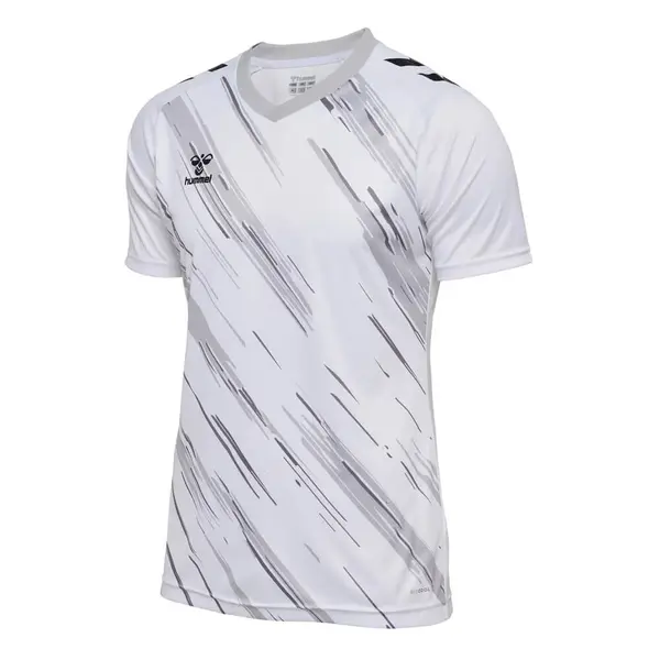 Tricou hummel MATCH TRIUMPH - 9396 WHITE/STEEL GRAY, XL