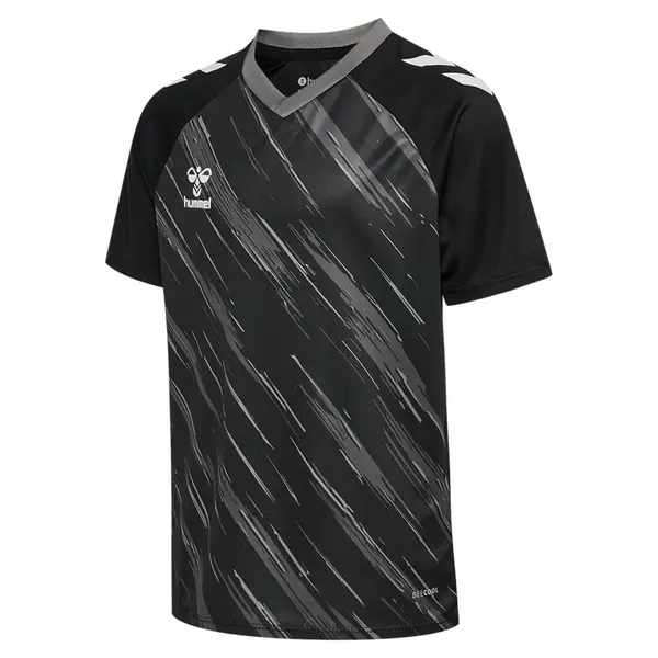 Tricou hummel MATCH TRIUMPH Copii - 2330 BLACK/STEEL GRAY, 140