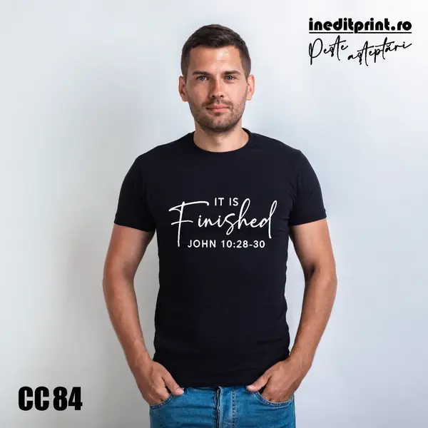 Tricou Ioan 10:28-30 CC84 -