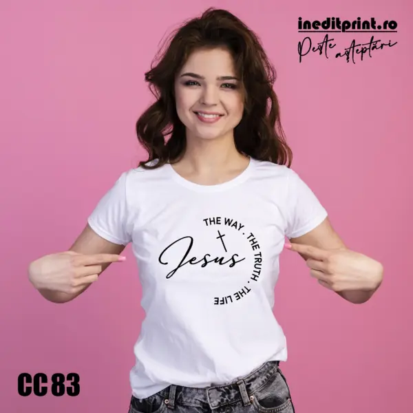 Tricou Jesus the way CC83 -