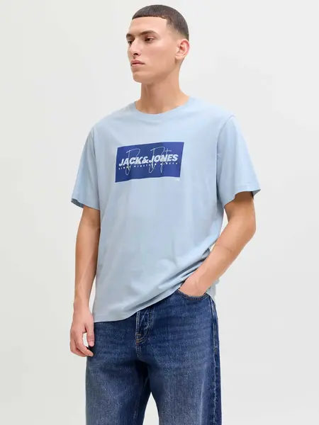 Tricou Jjcole Print Ss Crew Neck