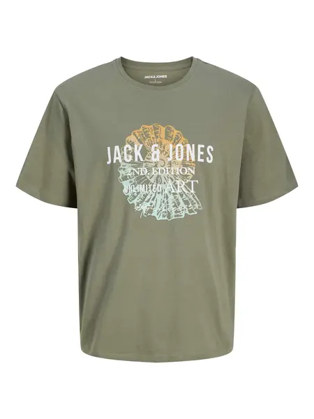 Tricou Jjgradient Print Ss Crew Neck Pls