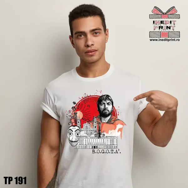 Tricou La Casa de Papel Bogota TP191 -
