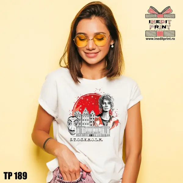 Tricou La Casa de Papel Stockholm TP189 -