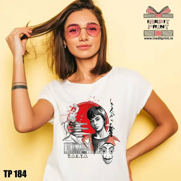 Tricou La Casa de Papel Tokyo TP184 -