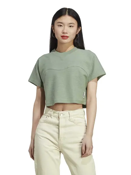 Tricou Lounge Terry Loop Crop