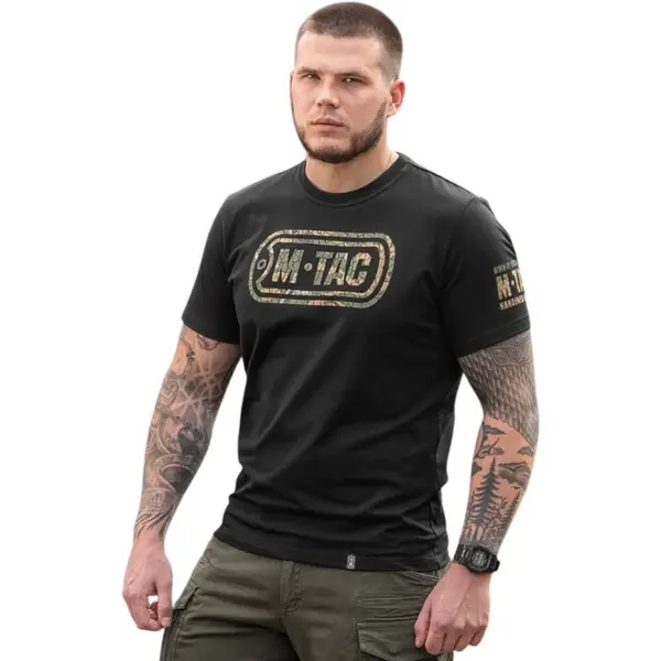 Tricou M-TAC Military&Tactical - NEGRU / XL