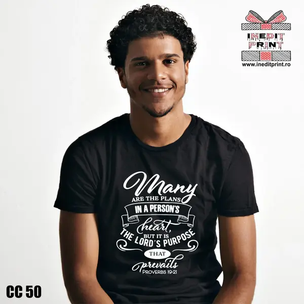 Tricou Many are the plans CC50 -