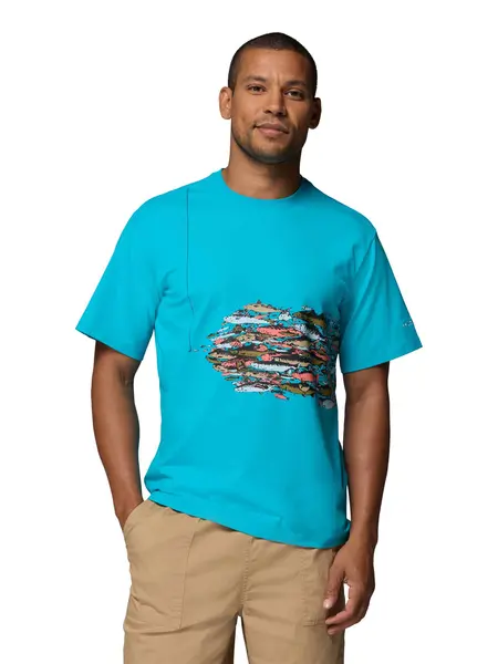 Tricou Mens Bonefish Flats Short Sleeve