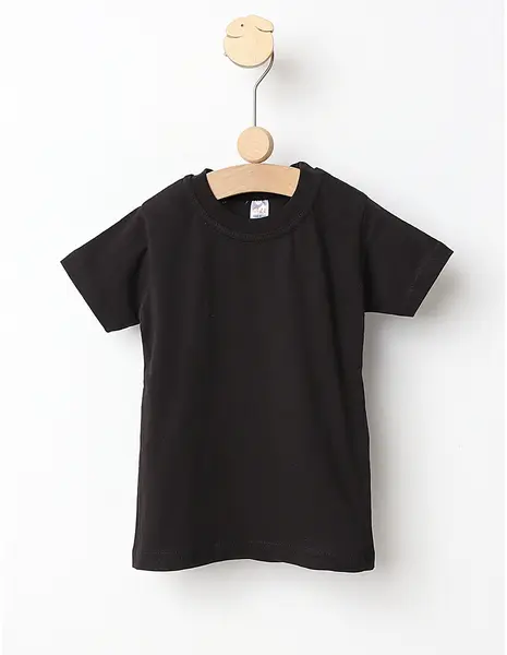 Tricou negru Saze 100% bumbac