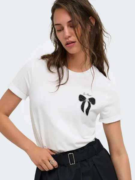 Tricou Onlkita S/S Luxe Jrs Noos