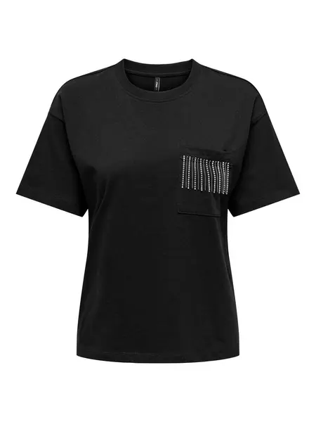 Tricou Onlpoch Life S/S Bling Pocket Top Boxjrs