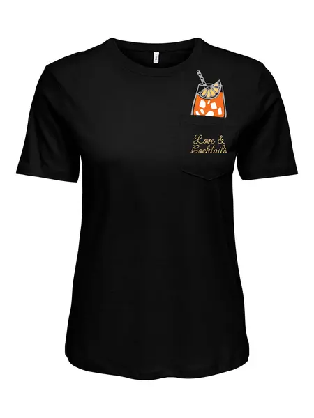 Tricou Onlpolly Reg S/s Pocket Top Box Jrs