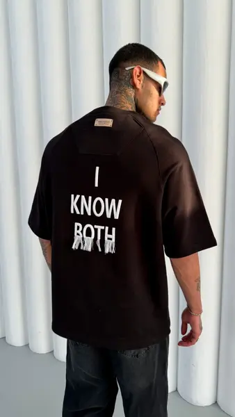 TRICOU OVERSIZE DIFFERENCE BLACK TSMH1(M25-52) (MĂRIME: XL)
