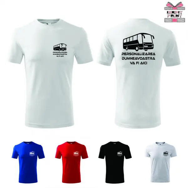 Tricou pentru echipa ta! Alb