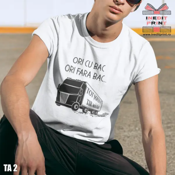 Tricou personalizat absolventi Sofer de tir TA2.2 -