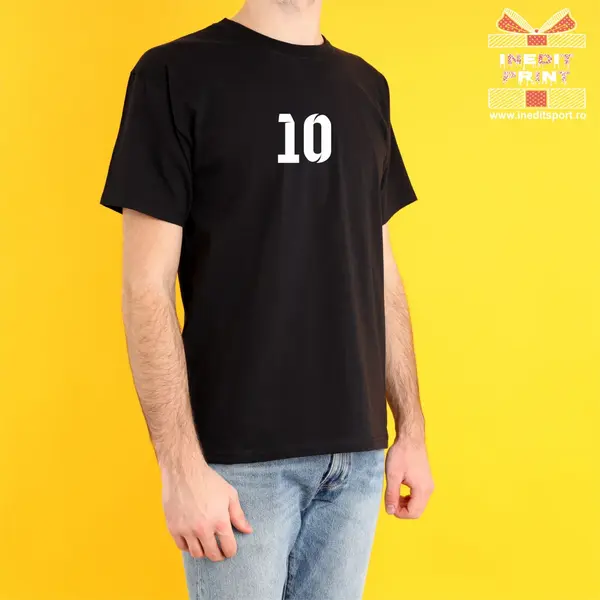 Tricou personalizat copii si adulti TF10.1 M, Tricou negru Bărbat