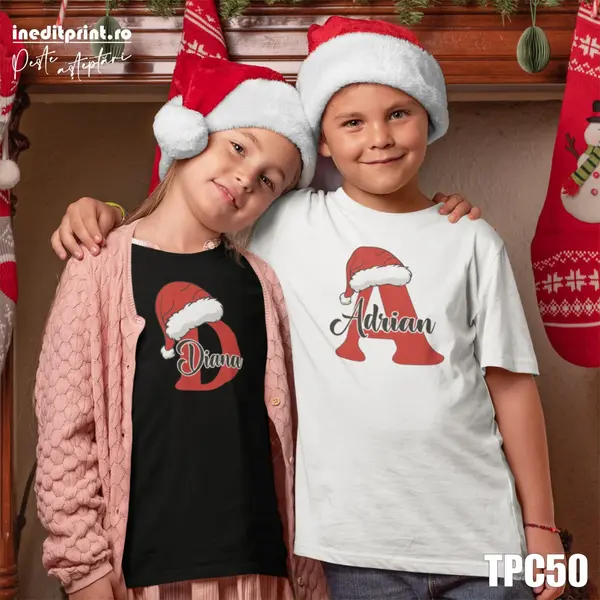 Tricou personalizat de Craciun pentru copii TPC50