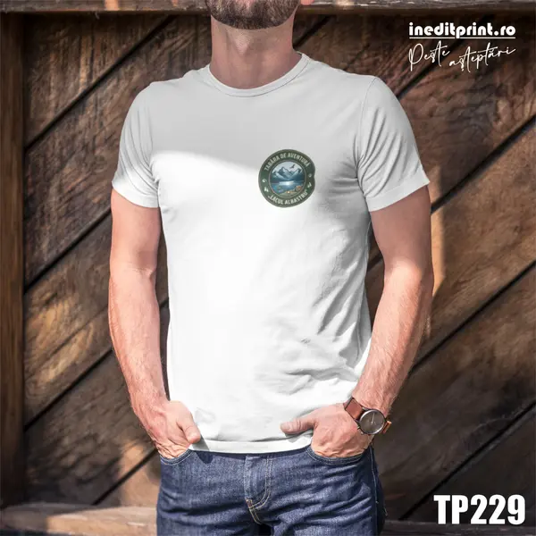 Tricou personalizat tabere TP229 ALB BARBAT, 3XL