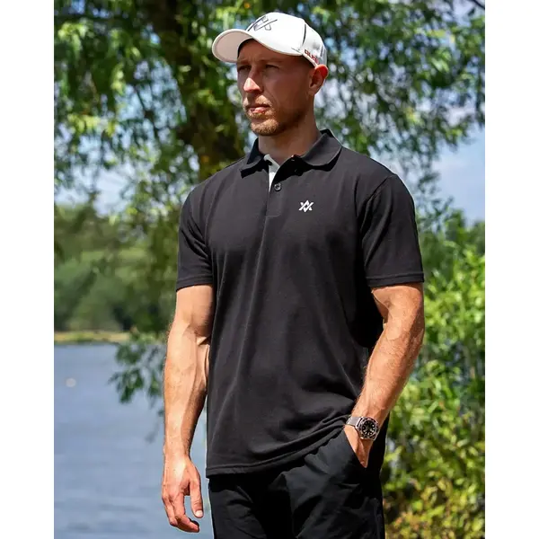 Tricou Polo Aventus Negru/Gri Marime M